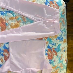 Pink sweatsuit set supper cute